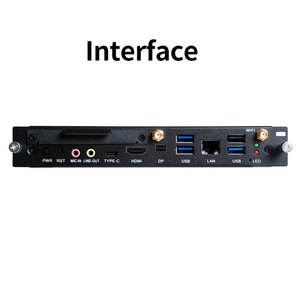 Mini PC OPS para sistema de viudas de señalización digital, CPU industrial con núcleo de pantalla 4K estándar, lo último en Mini PC, lo último - Product Image 2