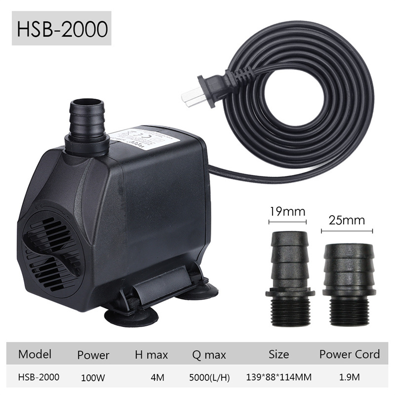 HSB-2000 (5000 L/H, 100 W, sollevamento di 4 m)