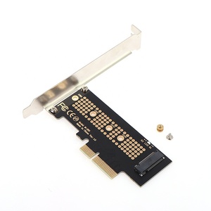 PCI-E 3.0 X1X4X8X16 PCI Express 3.0 TO NVMe M.2คีย์ SSD M และ M + B คีย์การ์ดอะแดปเตอร์ Riser M.2พร้อมขายึด - Product Image 2