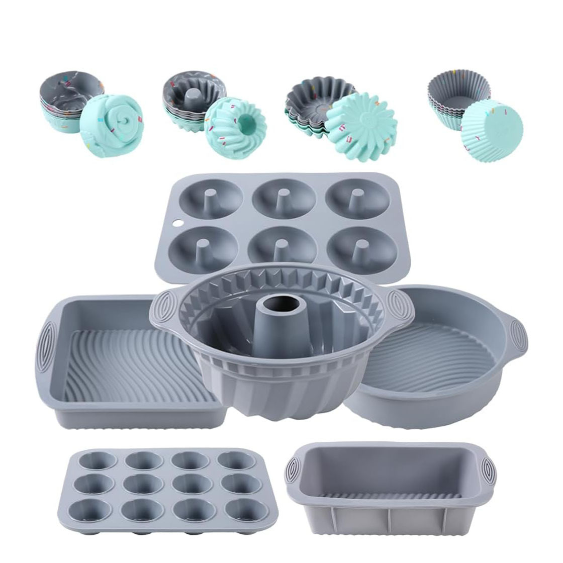 Juego de moldes para tartas