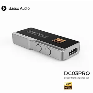 DC03PRO Decoding Earphone Amplifier Type-<strong>C</strong> to 3.5mm Dual CS43131 DAC for Android Phone Lossless Audio Decoding Wire