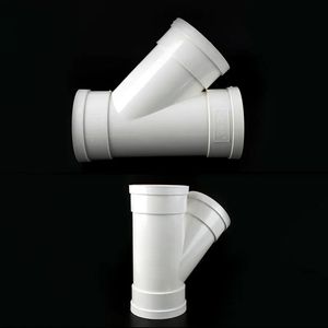 Y-tipi PVC boru bağlantı parçaları 3-Way su tüpü adaptör kaplin 20 25 32mm ID pürüzsüz yüzey döküm teknikleri - Product Image 4