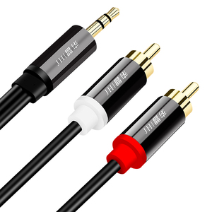 <strong>RCA</strong> Male to Aux Audio Adapter 3.5mm to <strong>RCA</strong> Cable HiFi Sound <strong>Headphone</strong> Jack Adapter Metal Shell <strong>RCA</strong> Stereo Y Splitter Cable - Product Image 1