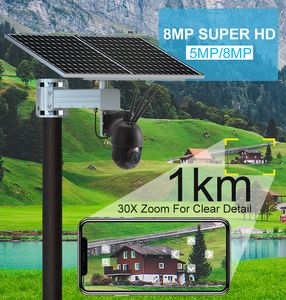 TecDeft 2km Long Range <strong>Wireless</strong> Cctv Camera <strong>System</strong> Solar Powered AI Human Tracking Alert WIF PTZ 8MP 4K Security 4G Solar Cctv - Product Image 3
