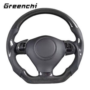 Subaru Forester SH LEGACY OUTBACK STI IMPREZA <span class=keywords><strong>MOMO</strong></span> için spor düz alt karbon Fiber direksiyon yükseltme ve özelleştirme