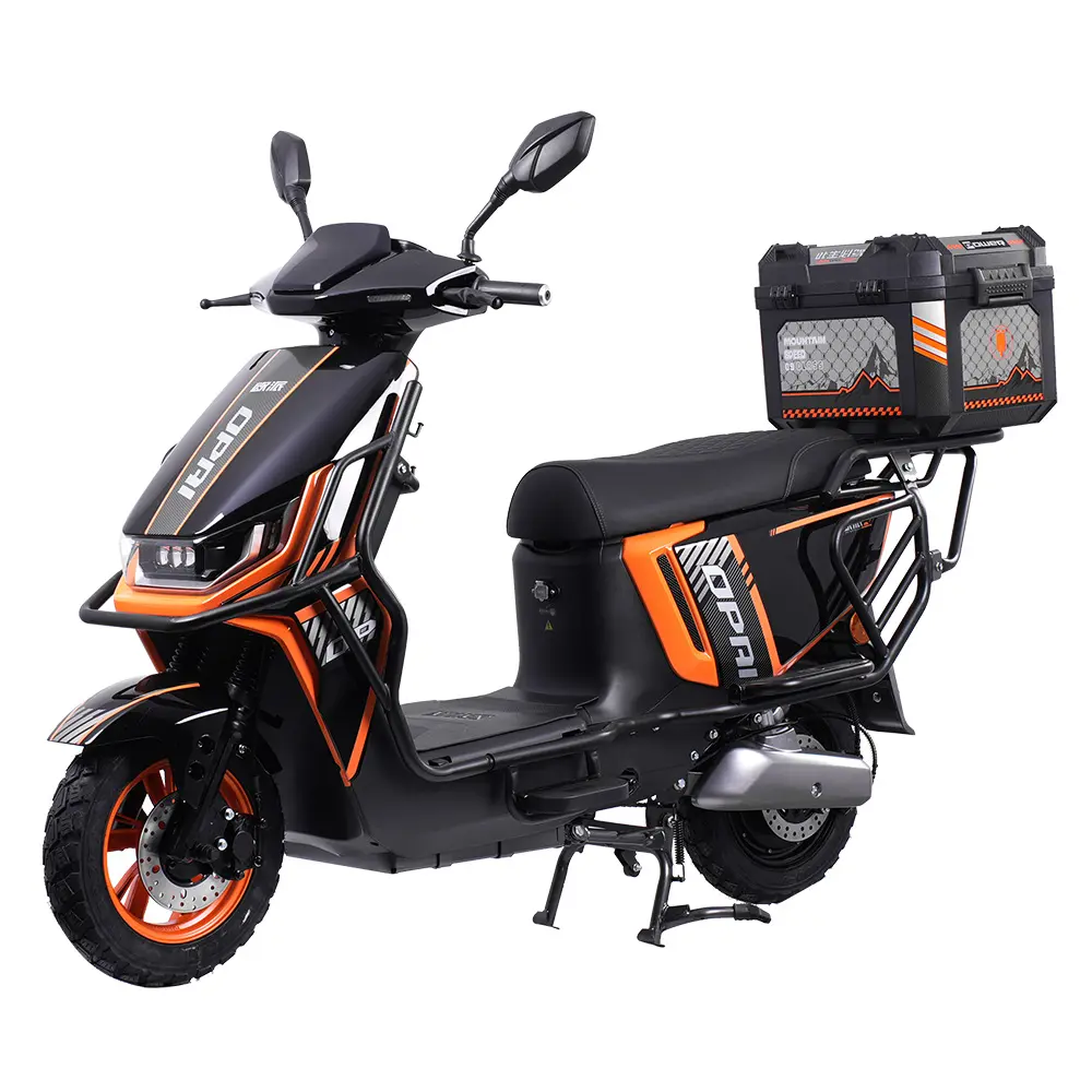 3000W 2000w 72v scooter moto elettrica adulto fabbrica all'ingrosso grande capacità 3L cibo consegna moto