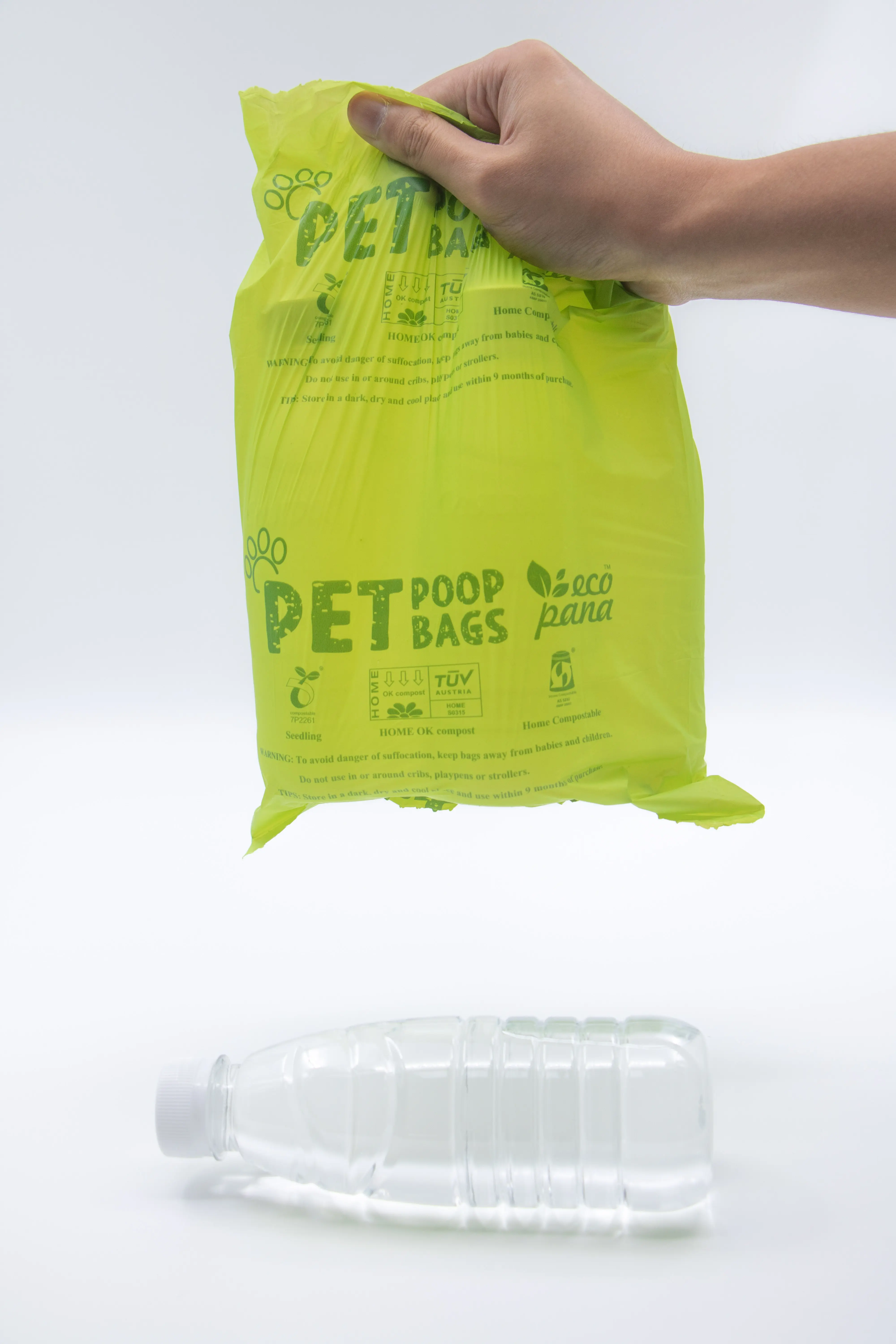 2024 fornitore di Compost biodegradabile sacchetto di cacca per animali domestici senza perdite sacchetti della spazzatura per cani