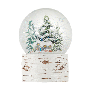 Özel ağaç kar küresi reçine su küresi cam üfleme kar kış ağacı kış noel dekorasyon hediye özel reçine kar küresi - Product Image 3