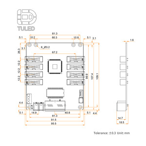 Novastar MRV208-n hd צבע מלא hd הוביל תצוגת וידאו