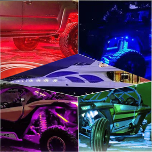 2インチLedロックライトトラック車用9w 10-14vアルミハウジングオフロードマルチカラー