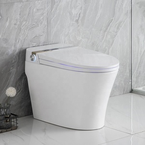 床インテリジェント自動スマートトイレトイレビデ付きワンピースバスルーム衛生陶器トイレモダンセラミックトイレ<span class=keywords><strong>2</strong></span>年
