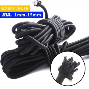 カラフルな弾性ロープラウンドストリング1-15MMラバーロープ高弾性コード弾性荷物衣類ロープ - Product Image 3