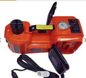 HF045 çok fonksiyonlu 3 in 1 elektrik CarJack ile kompresör pompası ve elektrik anahtarı <span class=keywords><strong>LED</strong></span> ışık işaretçi ekran