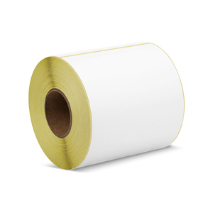 Benutzer definierte 58x60 58x40 4 ''x 6'' Direct Thermal Label Blank oder bedruckte selbst klebende Papier aufkleber White Barcode Scale Label Ro