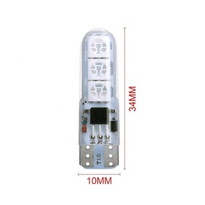 Prezzo di fabbrica 12V auto RGB lampadina a LED T10 W5W LED 5050 SMD lampada di segnalazione interna luci Decorative per auto lampadine per auto luce di lettura