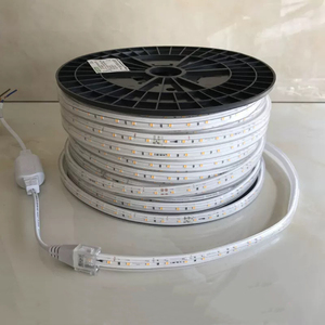 מתח גבוה smd2835 הוביל רצועה אור ip67 דירוג 120leds/m 50m לכל גלגל הוביל קלטת smt לגינה ac100v 110v 120 220v 230v 240v