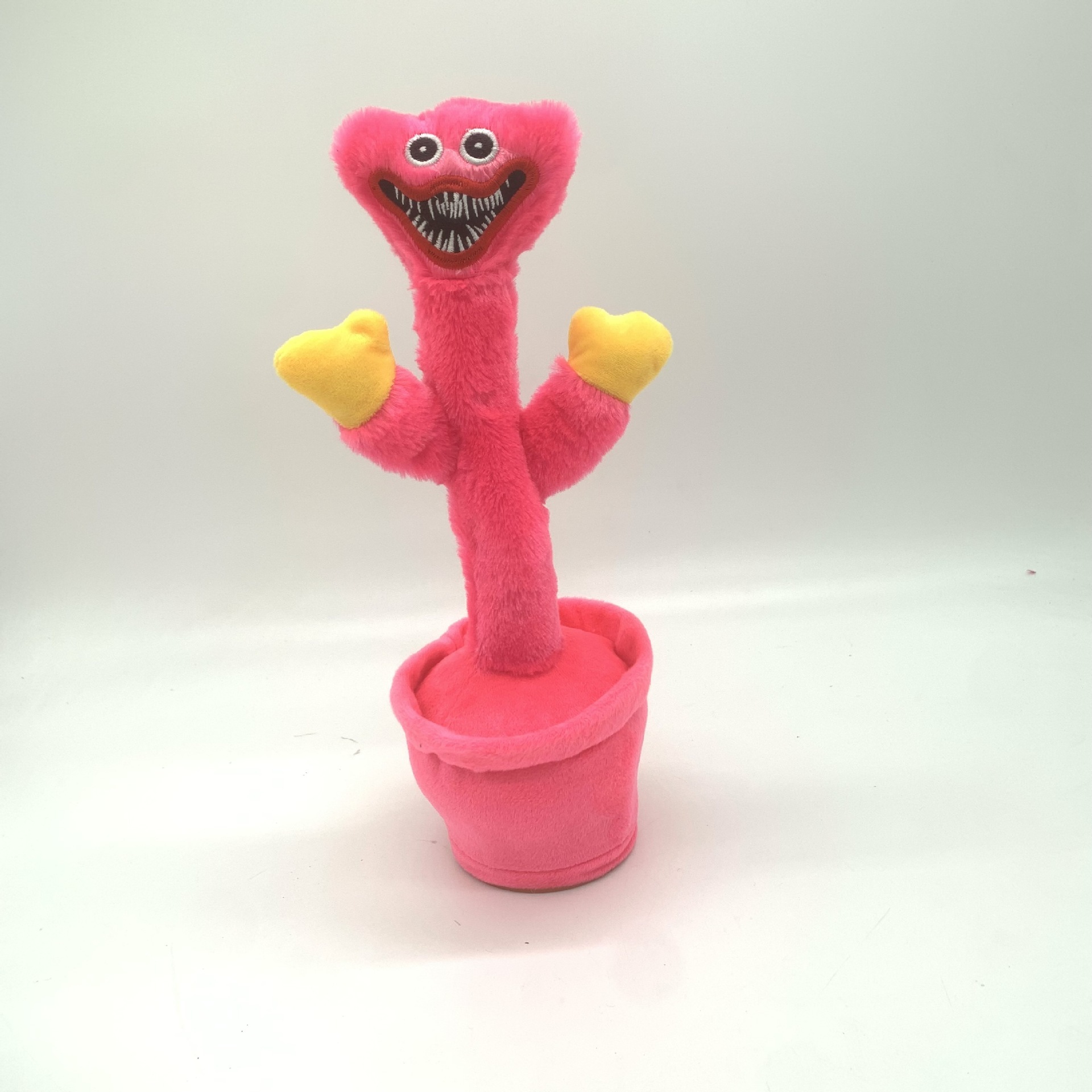 Pink poppy cactus english rechargeable version - 33cm