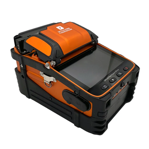 AI9 Fusion Splicer 9-in-1 AI-9 Fiber optik Fusion ekleme makinesi ile 6 motorlar için FTTH jonksiyon kablosu  ekleme