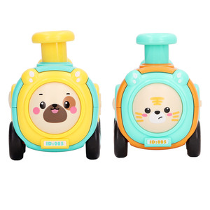 2025 the Best Popular Children Boys Toddlers Press Pull Back Car Cartoon Pull Back Vehicle Train <strong>Toy</strong> with Whistle - Product Image 1