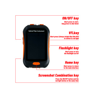 Mini Handheld OTDR 2800 6 in 1 mini optical time-domain reflectometer with <strong>function</strong> VFL IOLA OPM OLS - Product Image 2
