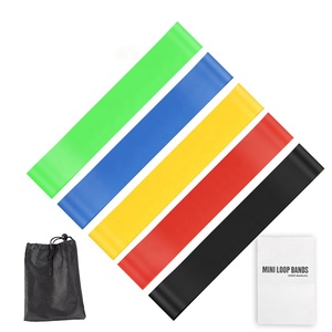 Bandas de resistencia de goma natural de látex TPE para Yoga Pilates con logotipo personalizado de alta calidad bandas de resistencia de bucle elástico para hacer ejercicio - Product Image 2