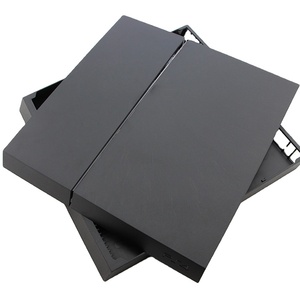 PS4 CUH-1200 için yedek üst ve alt konut kabuk konsolu kılıfı-siyah - Product Image 1