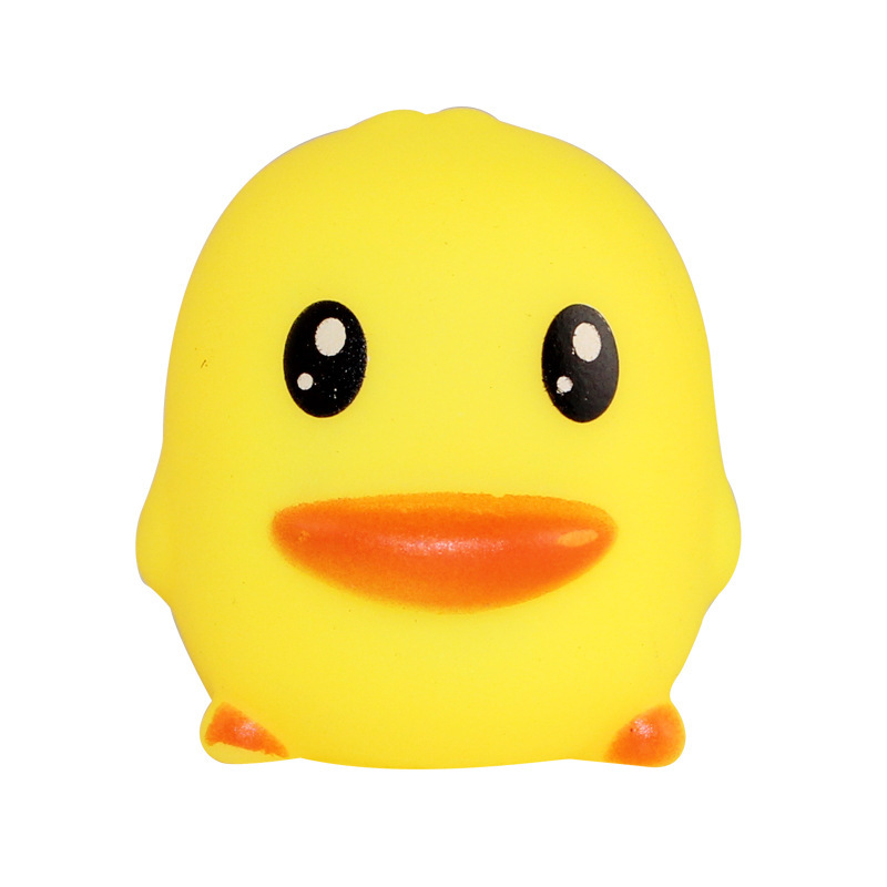 Canard assis rond