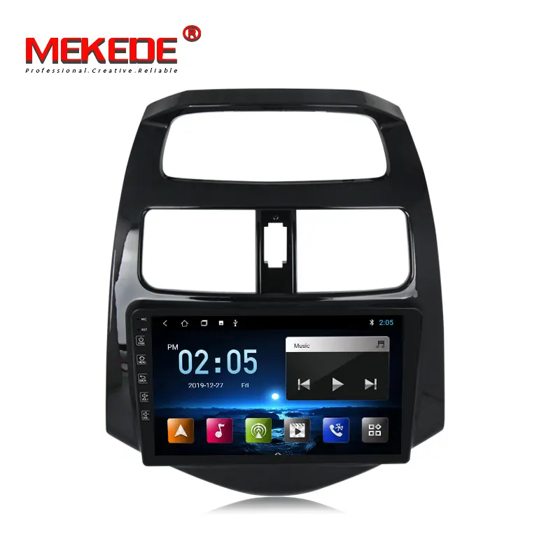 MEKEDE Android 4core IPS 2.5D Dell'automobile Dello Schermo della Radio Lettore DVD Per Chevrolet SPARK 2011 2012 2013 2014 2 + 32GB GPS Audio Stereo