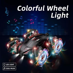 EPT yeni oyuncak arabalar 2.4GHz 4WD jest algılama uzaktan kumanda RC dublör araba ile serin ışık ve müzik - Product Image 4