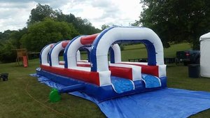 Comercial slide de água inflável com piscina piscina <span class=keywords><strong>nip</strong></span> deslizamento em um toboágua ao ar livre slide inflável diversão salto