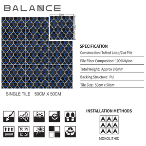 50*50 100*100 Mô Hình Khảm khảm gạch đá cẩm thạch gạch thảm mô hình in phun mô hình Modular gạch - Product Image 2