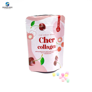 Özel Logo baskılı Zip kilit Doy paketi gıda sınıfı dik duran poşetler ambalaj ayakta Mylar plastik fermuarlı çantalar - Product Image 1
