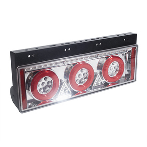 Yüksek kalite uzun ömürlü üç yuvarlak arka kuyruk işık yeni japon römork için led arka kuyruk lambası - Product Image 1