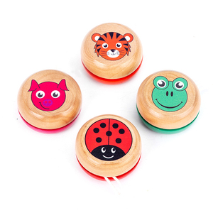 Wholesale Wooden <strong>Yo</strong>-<strong>yo</strong> for Kids Cheaper Promotional Customization Classic Functional <strong>Toys</strong>
