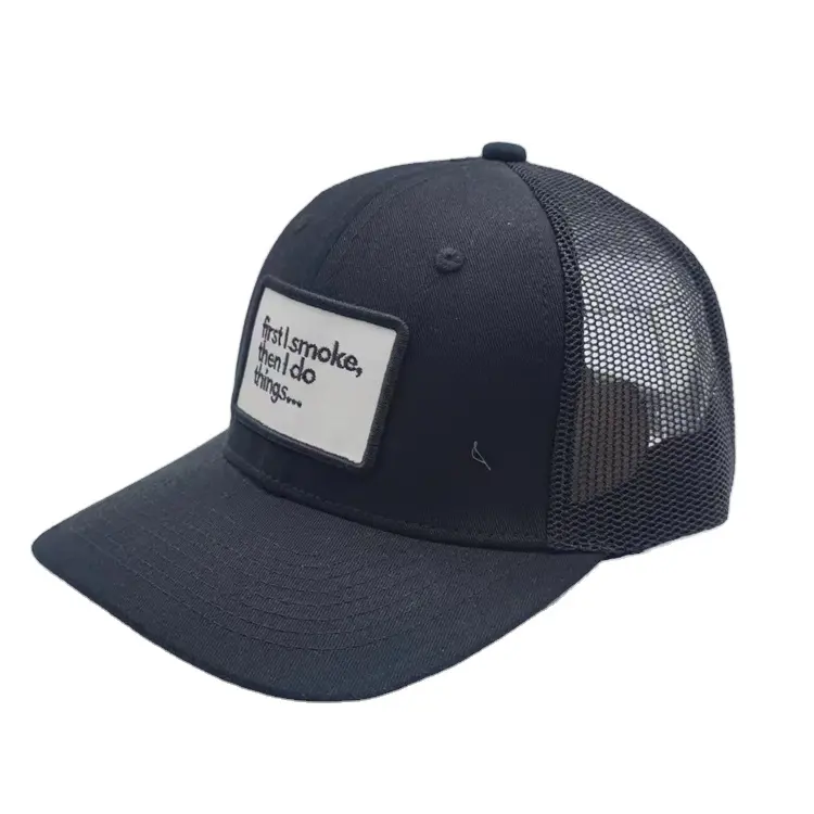 custom 5 6 Panel 3d Embroidery PVC Patch Logo Gorras Mesh Snap Back Truck Cap,Wholesale Trucker Hats