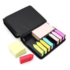Juego de bloc de notas de cuero, personalizado, colorido, notas adhesivas - Product Image 6
