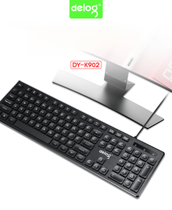 热顶超薄有线键盘超静音紧凑型键盘 - Product Image 6