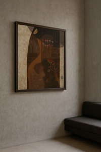 Nhật Bản có giá trị mảnh có khung Lang Thang mặt trăng phòng ngủ trang trí tường nghệ thuật trang trí bức tranh - Product Image 4