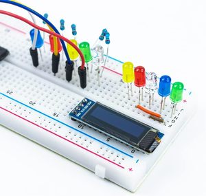 0,91 Zoll I2C OLED-Anzeige modul DC 3,3 V ~ 5V IIC-Bildschirm Himbeer-PI-kompatible E-Paper-Module im Verkauf - Product Image 6