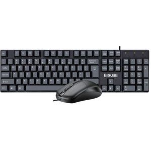 T18 Wired <strong>Keyboard</strong> <strong>Computer</strong> Desktop Laptop Home Office Business USB Waterproof Silent Mouse and <strong>Keyboard</strong> Set Waterproof <strong>Keyboard</strong> - Product Image 1