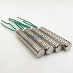 Enjeksiyon presleme için açı kurşun tel ile 24V <span class=keywords><strong>150W</strong></span> endüstriyel kartuş ısıtıcı