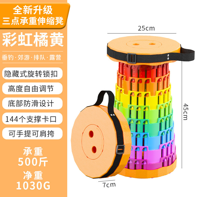 3-Clip Buckle - Orange Blossom