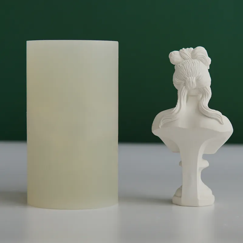 B-1090 3D Agripa Giuliano de Medici figura vela sabão molde de silicone gesso figura de Silicone fabricação de moldes de Vela