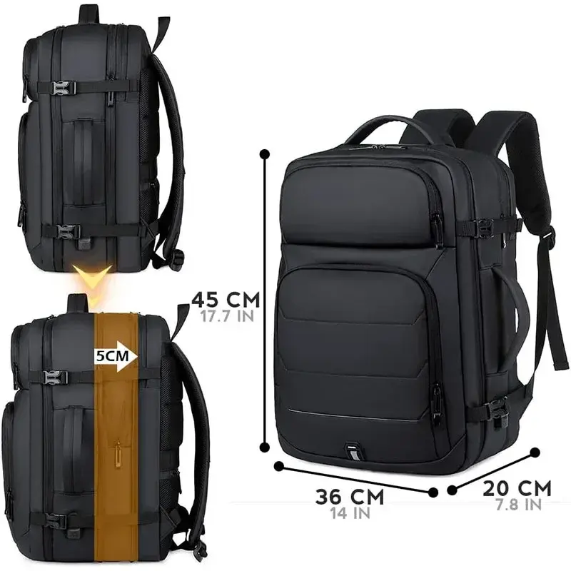 Nuovissima vendita calda Custom durevole Business Travel School Bag impermeabile da 17.3 pollici zaino per Laptop con USB