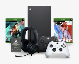 DISCOUNT PRICE FOR-Microsofts <strong>Xbox</strong> Series <strong>S</strong> X Console 1TB Gaming Video Game Console +1 3 GAMES &amp; 2 Controllers +VR - Product Image 1