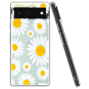 เคสโทรศัพท์ลายดอกไม้สำหรับ Google Pixel 10 Pro เคสป้องกันแฟชั่นสำหรับ Pixel 2 3 4 XL 6ลายดอกเดซี่นิ่มกันกระแทก - Product Image 2