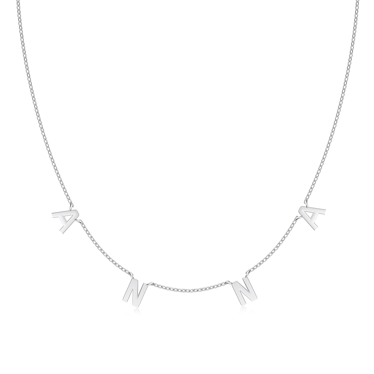 Anna - Plaqué Rhodium
