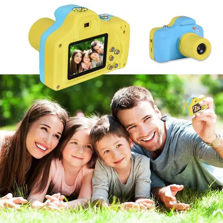Mini appareil photo numérique en plastique pour enfants, jouet, 5mp, 720P, amusant, nouveau modèle