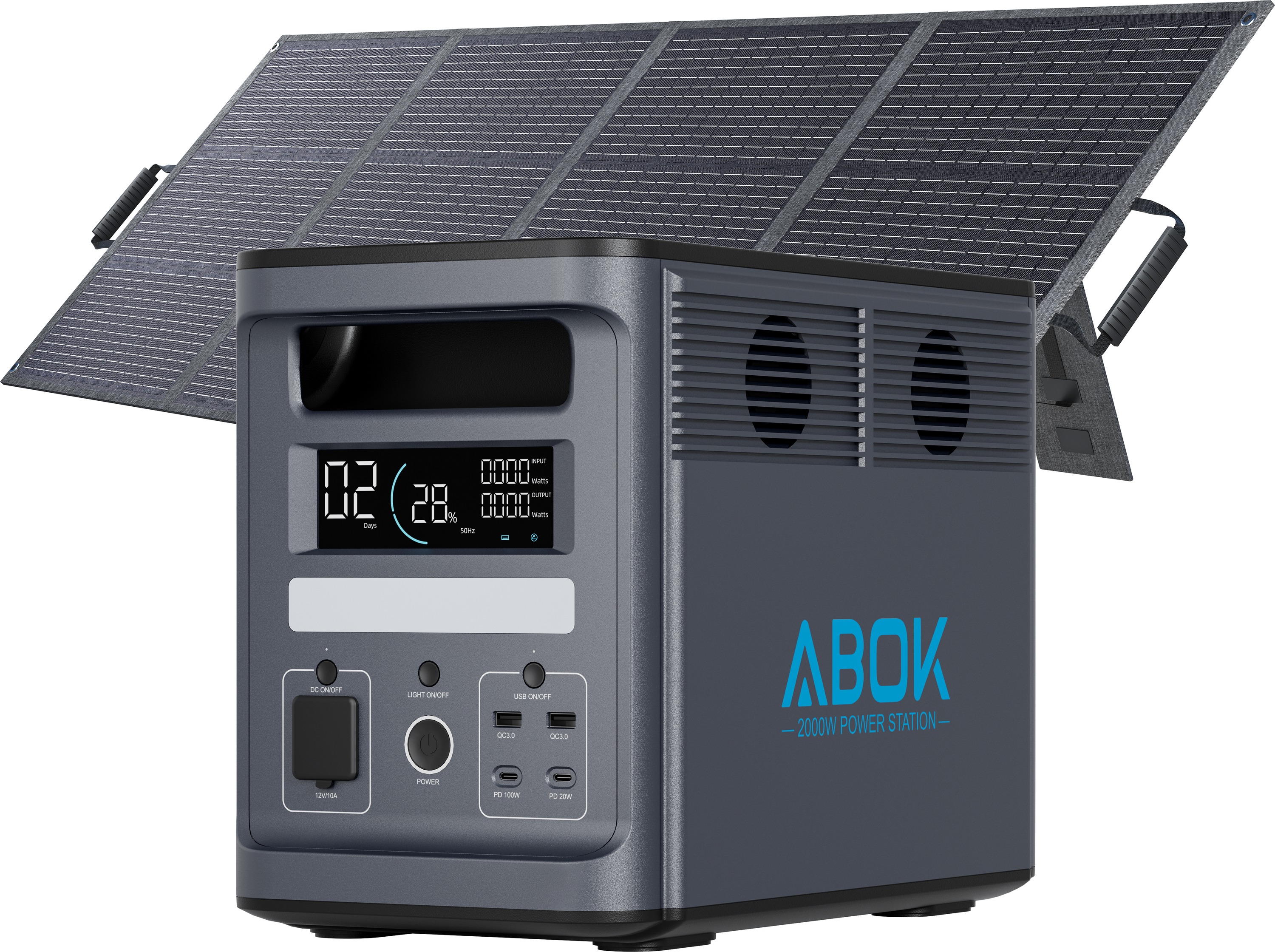 Ark2000 With 1 pc 200W Solar Panel