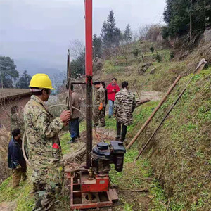 Tháp di động dọc 50M lấy mẫu ba lô Giàn Khoan chạy xăng khảo sát địa chất Giàn Khoan lõi đá - Product Image 4